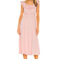 Ande Midi Dress in BABY PINK