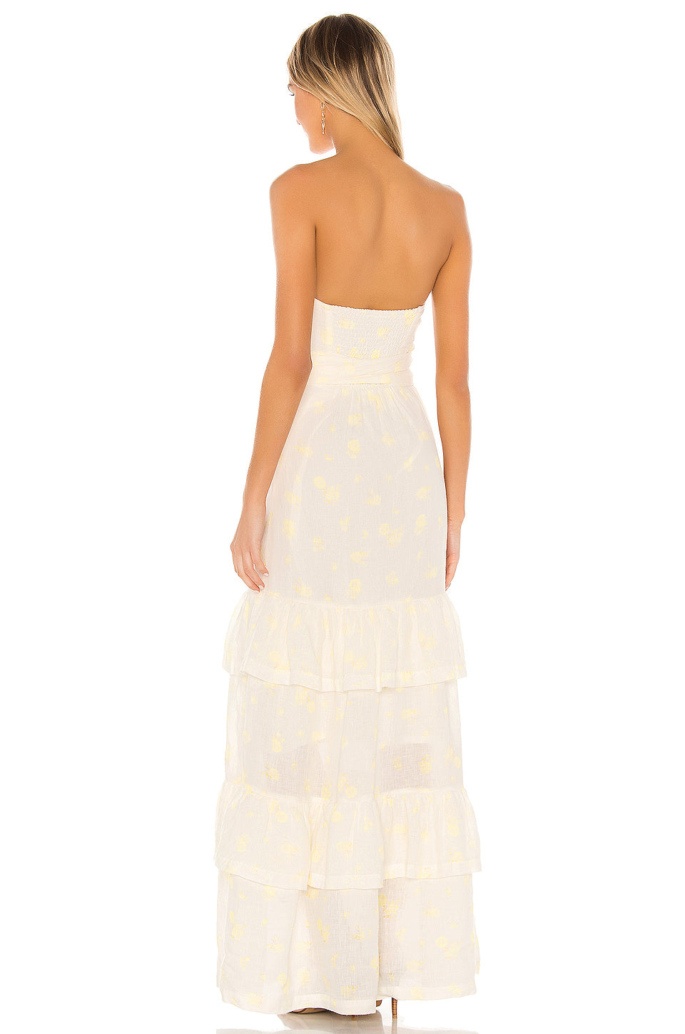 Arlo Dress in FADED YELLOW FLORAL