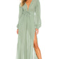 Chaning Dress in SAGE GREEN