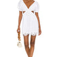Colleen Mini Dress in WHITE