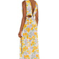 Lydia Maxi Dress in PERIWINKLE FLORAL