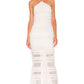 Lara Maxi Dress in WHITE