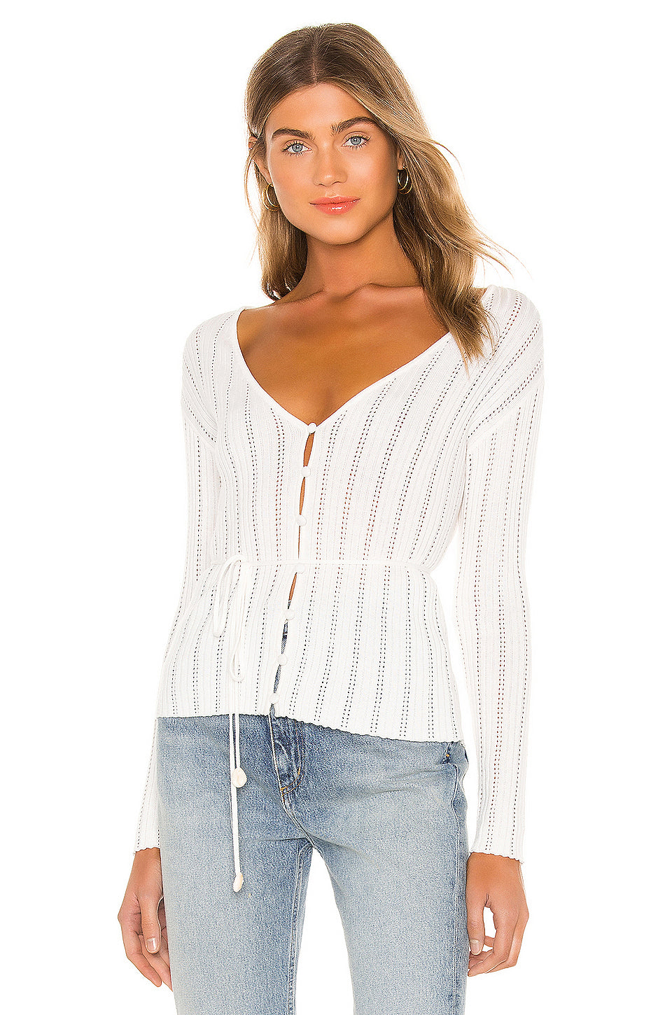 Quill Cardigan in IVORY