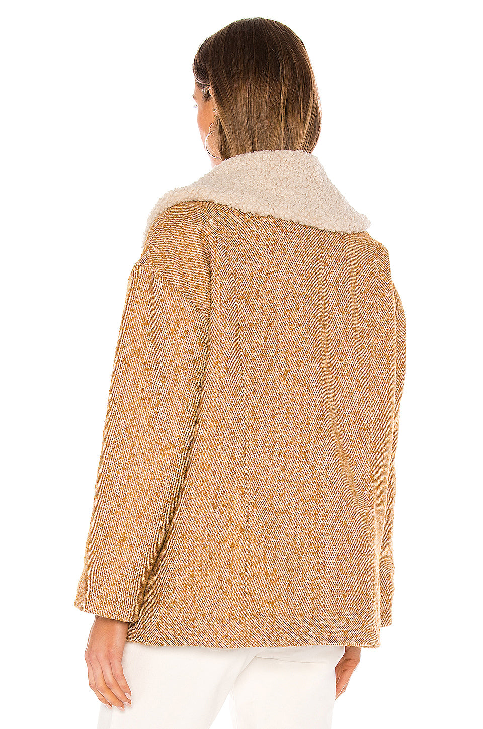 Bette Oversized Jacket in ANTIQUE YELLOW