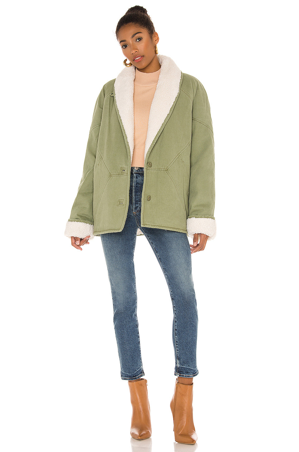 Military Jacket in GREEN