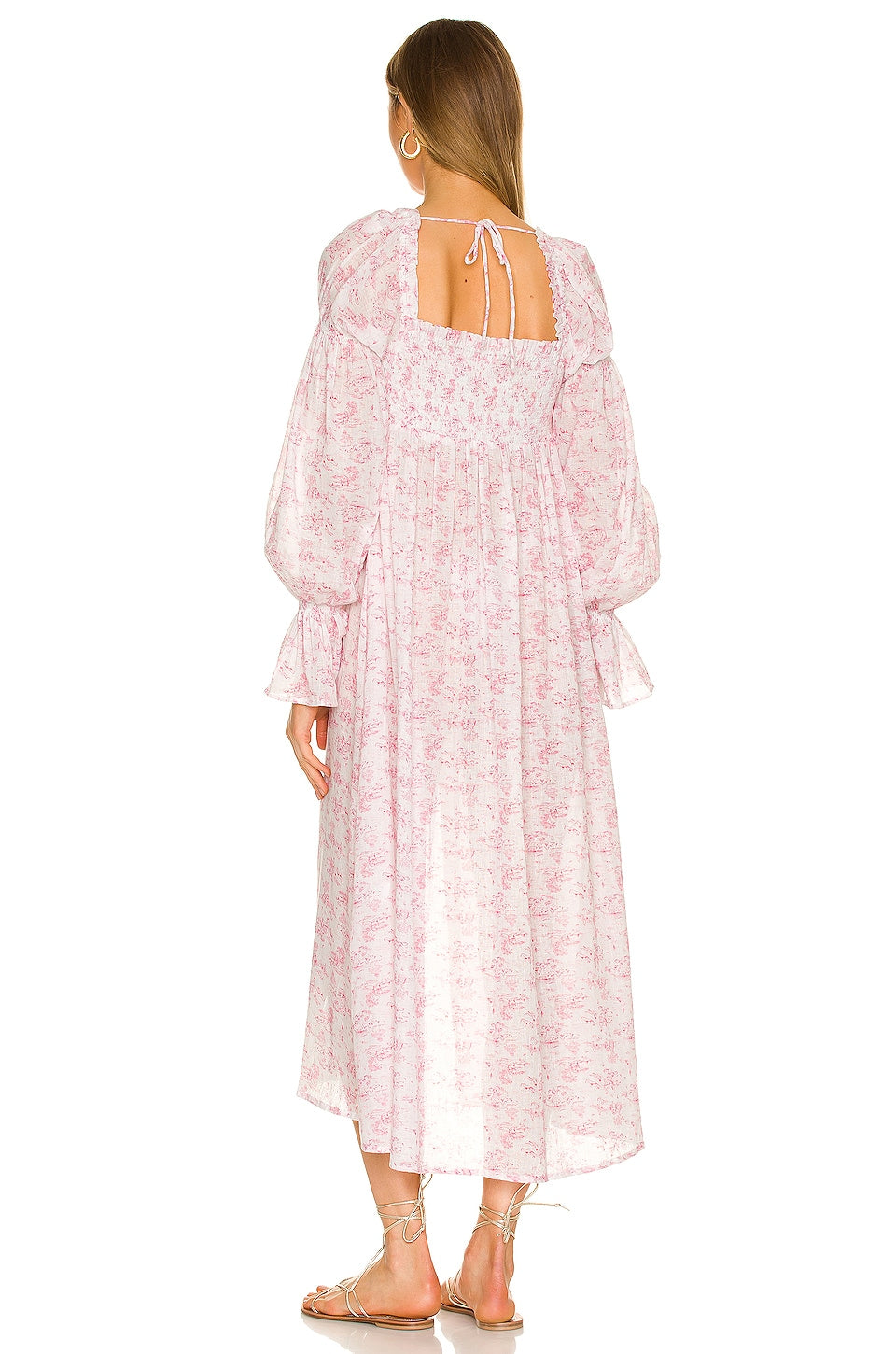 Melora Robe in PINK TOILE