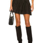 Racquel Mini Skirt in BLACK