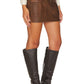 Becca Faux Leather Mini Skirt