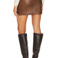 Becca Faux Leather Mini Skirt