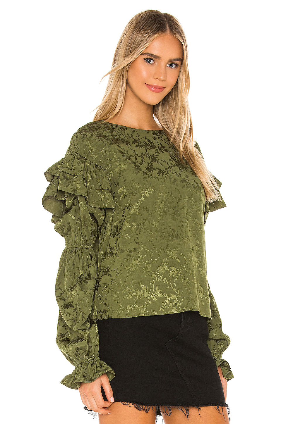 Eloise Top in OLIVE GREEN