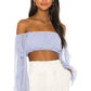 One Sweet Day Top in LIGHT BLUE