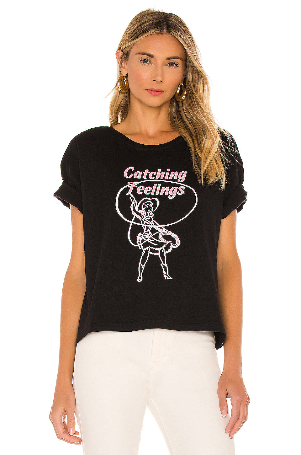Cypress Tee Shirt in CATCHING FEELINGS