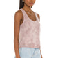 Green The Nora Tank Top in MAUVE TIE DYE