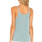 Green The Carly Tank Top in SAGE