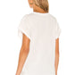 Green The Brooke Pocket Tee in WHITE