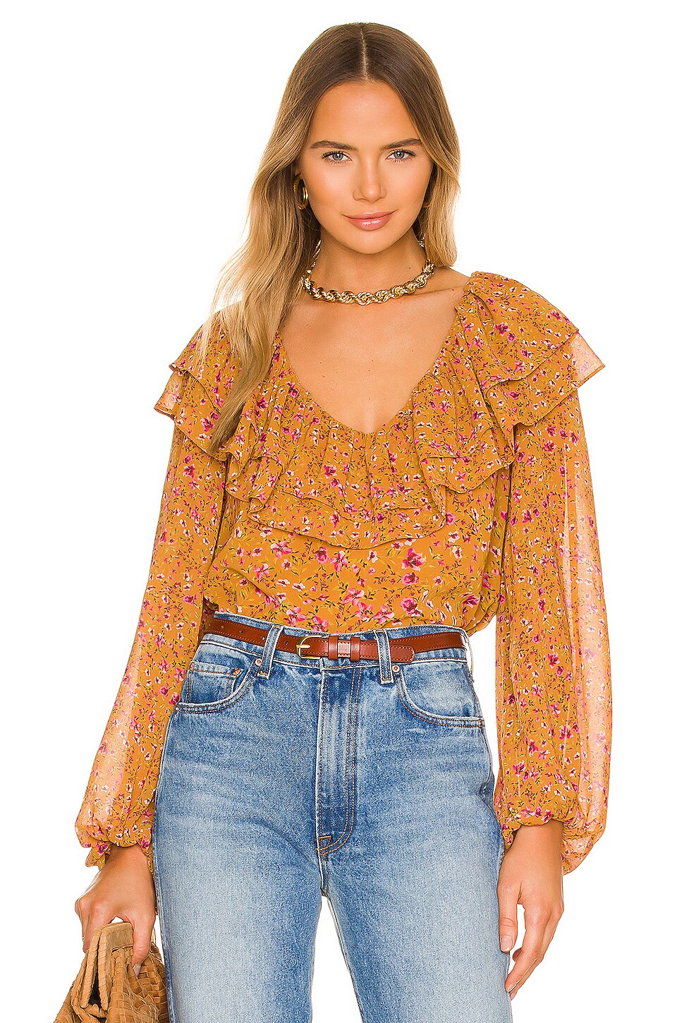 Orion Top in LAFAYETTE FLORAL
