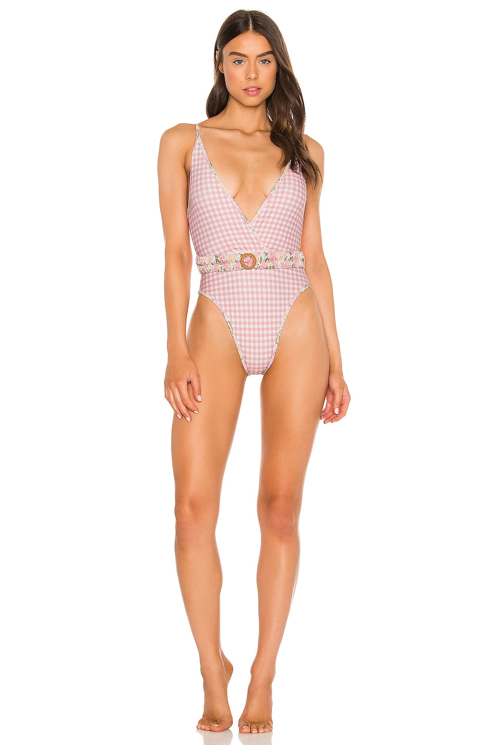 Mirian One Piece in PINK GINGHAM