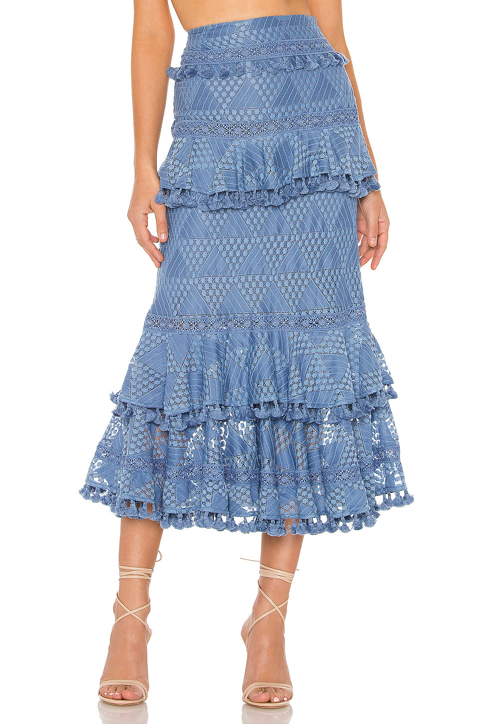 Addie Skirt in SLATE BLUE
