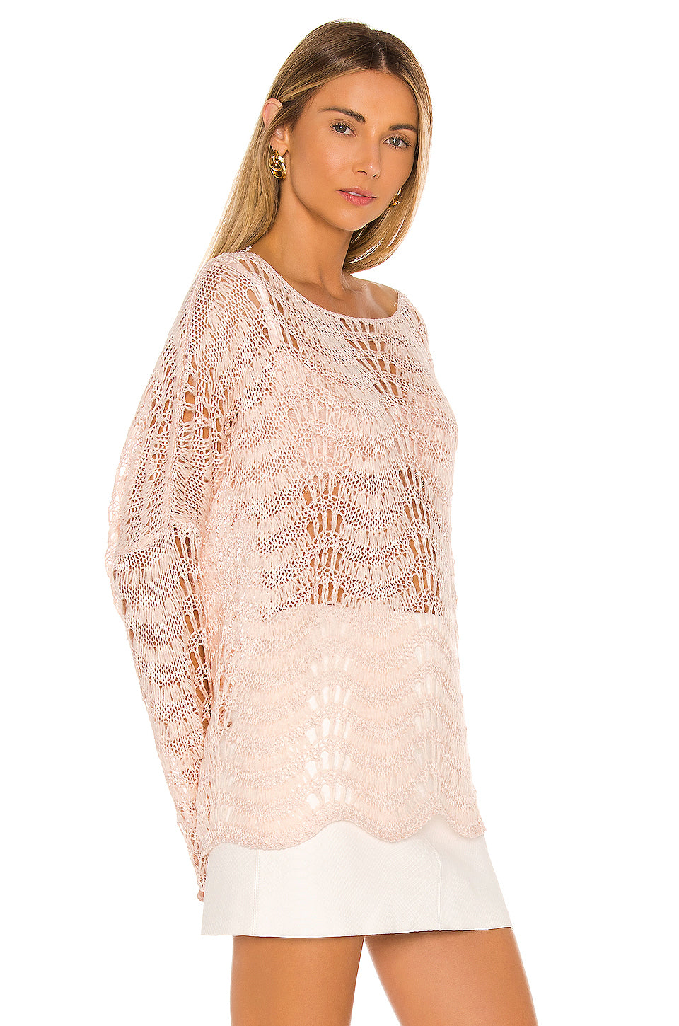 Ainsley Sweater in CLOUD PINK