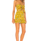 Anna Dress in YELLOW DOLLY FLORAL