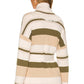 Atlas Blanket Stripe Fringe Cardigan in NEUTRAL STRIPE
