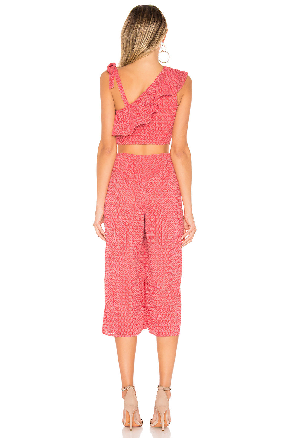 Belle Jumpsuit in CORAL