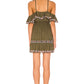 Chrissy Dress in OLIVE GREEN