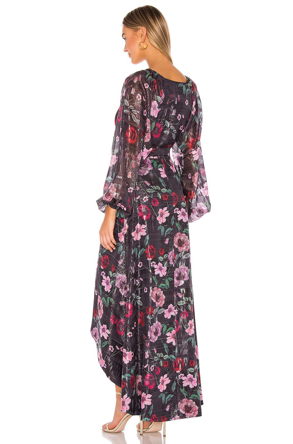 Cora Wrap Dress in MIDNIGHT FLORAL