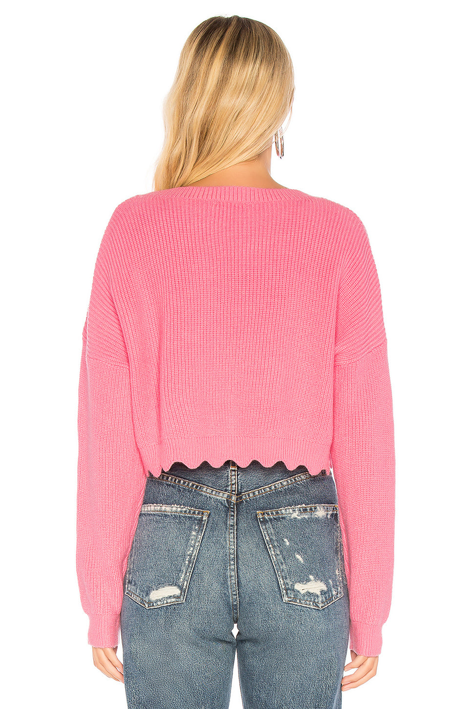 Derry Chenille Sweater in PINK