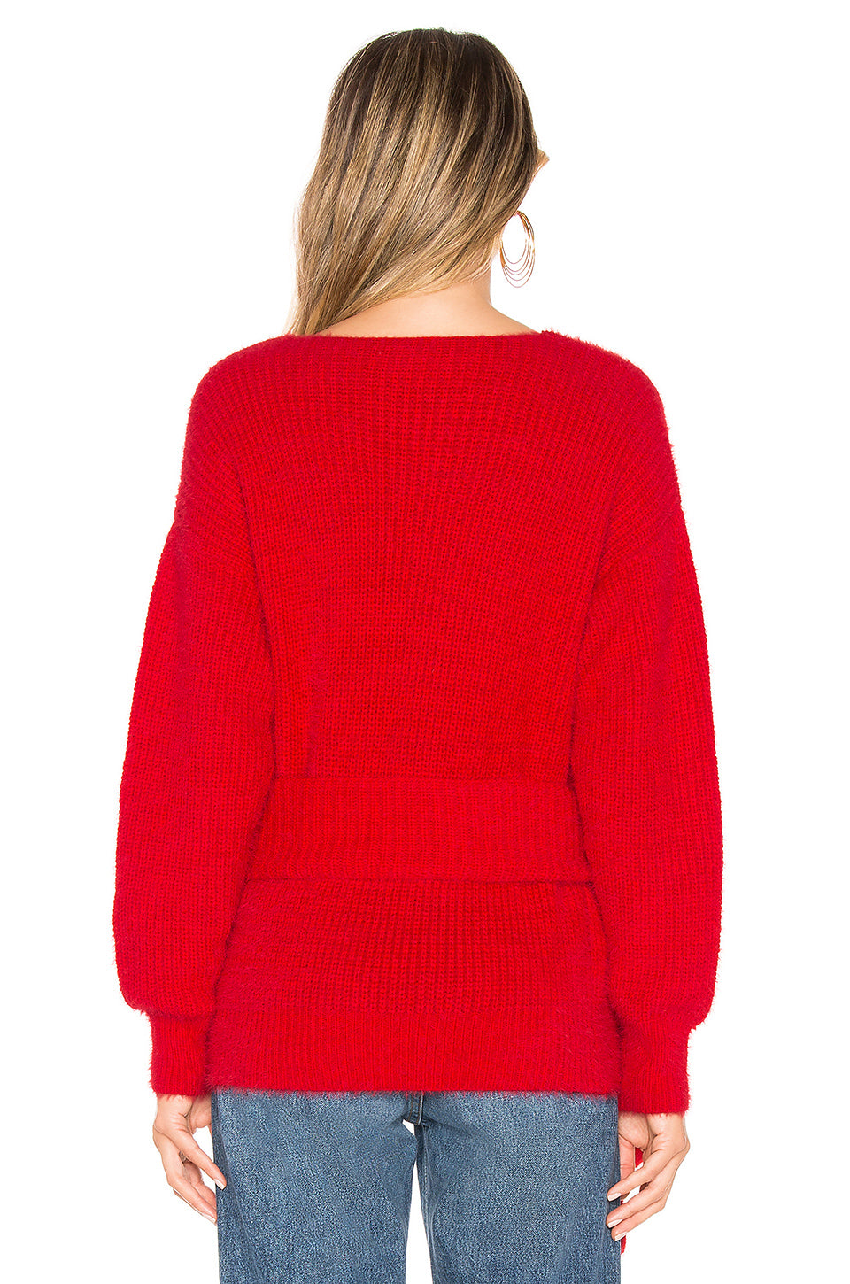 Didi Sweater Robe in RED