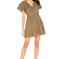 Elias Dress in OLIVE GREEN