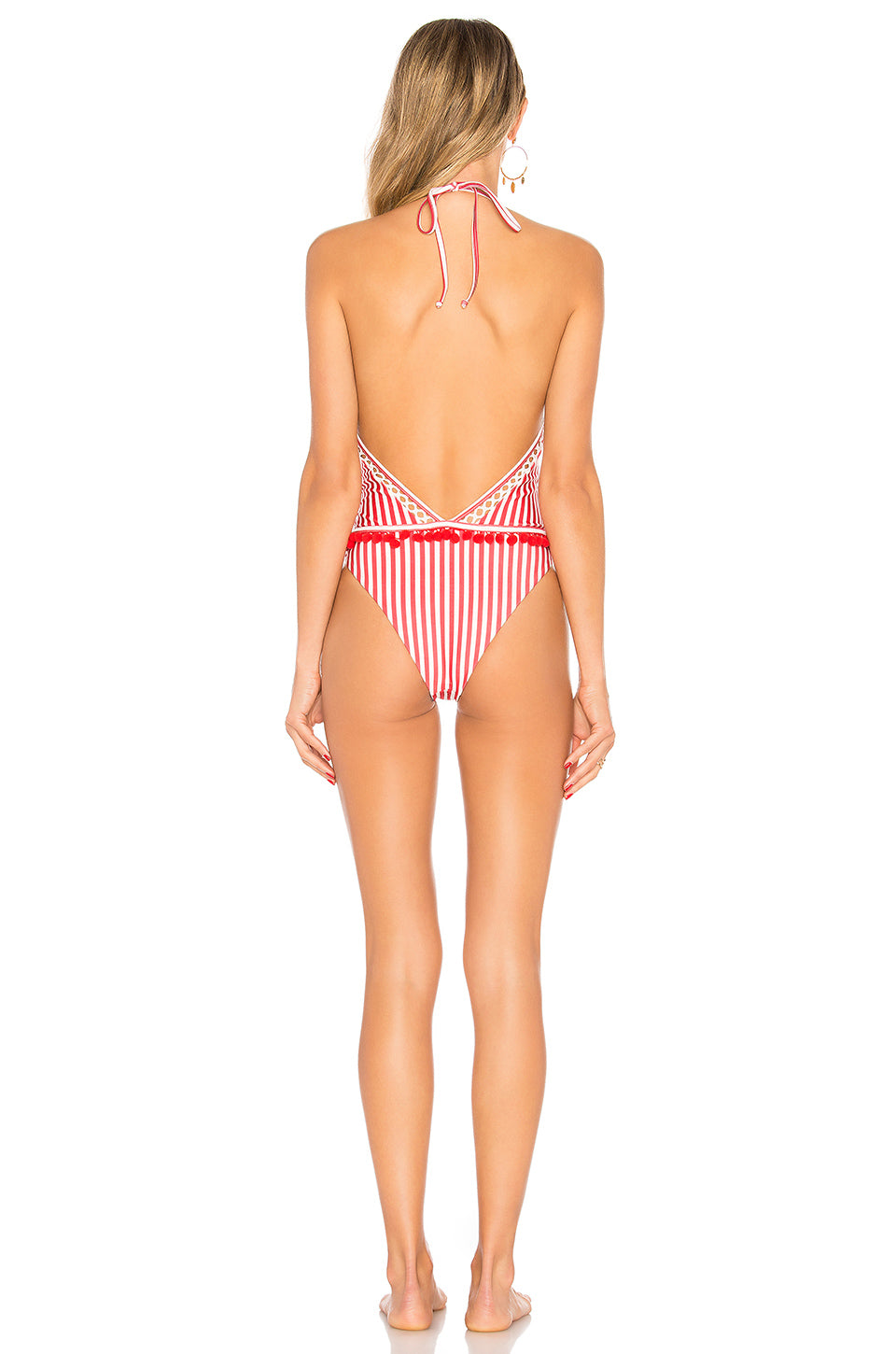 Ember One Piece in RED STRIPE