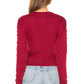 Folly Wrap Sweater in RED
