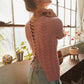 Fulton Sweater in ROSE MAUVE