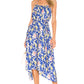 Ginny Dress in COBALT MIXED FLORAL