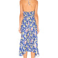 Ginny Dress in COBALT MIXED FLORAL