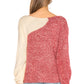 Julie Sweater in RED & IVORY