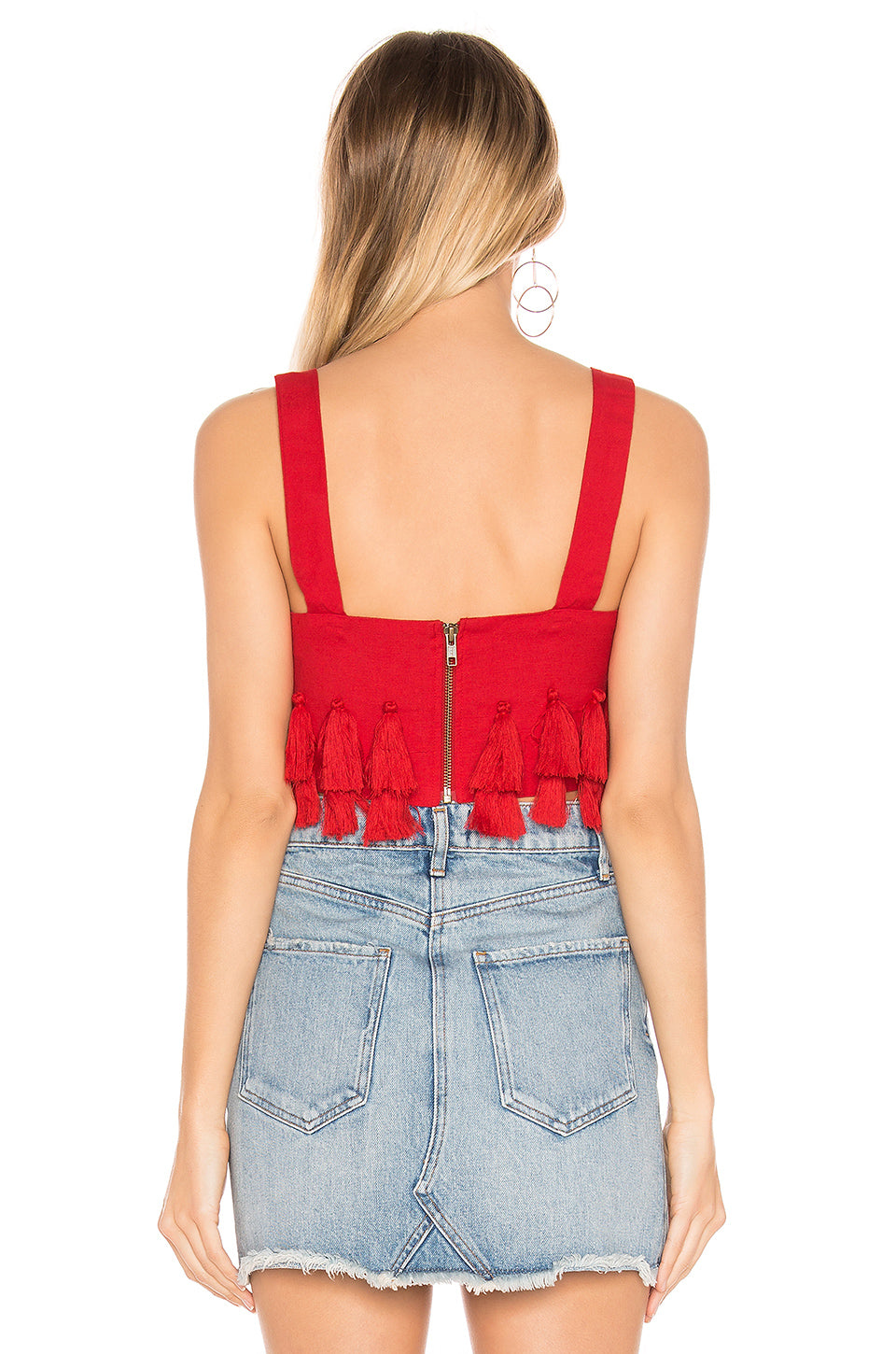 Keely Tank in BRIGHT RED