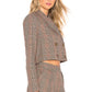Kendra Jacket in CLASSIC BROWN PLAID