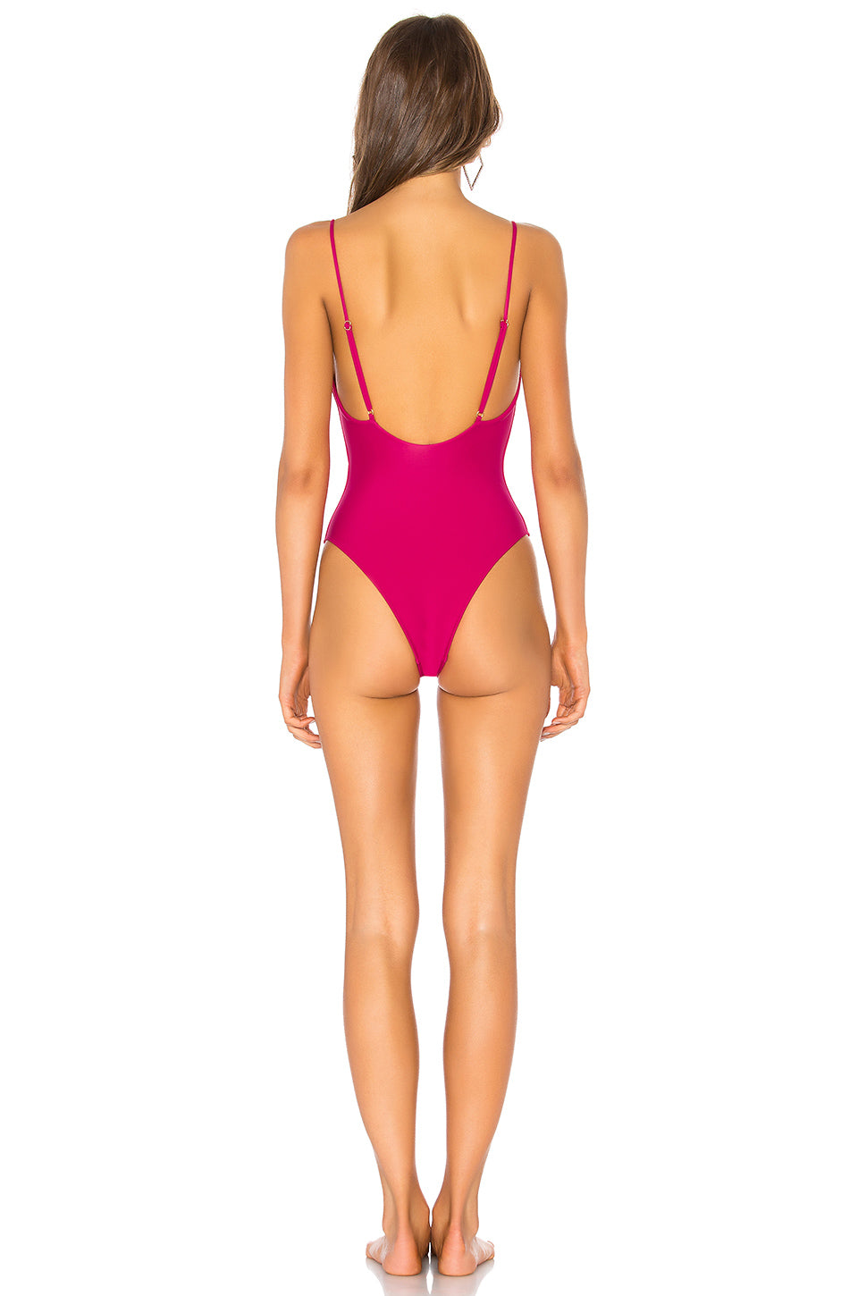 Lacey One Piece in MAGENTA