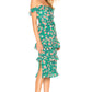 Lily Dress in KELLY GREEN FLORAL