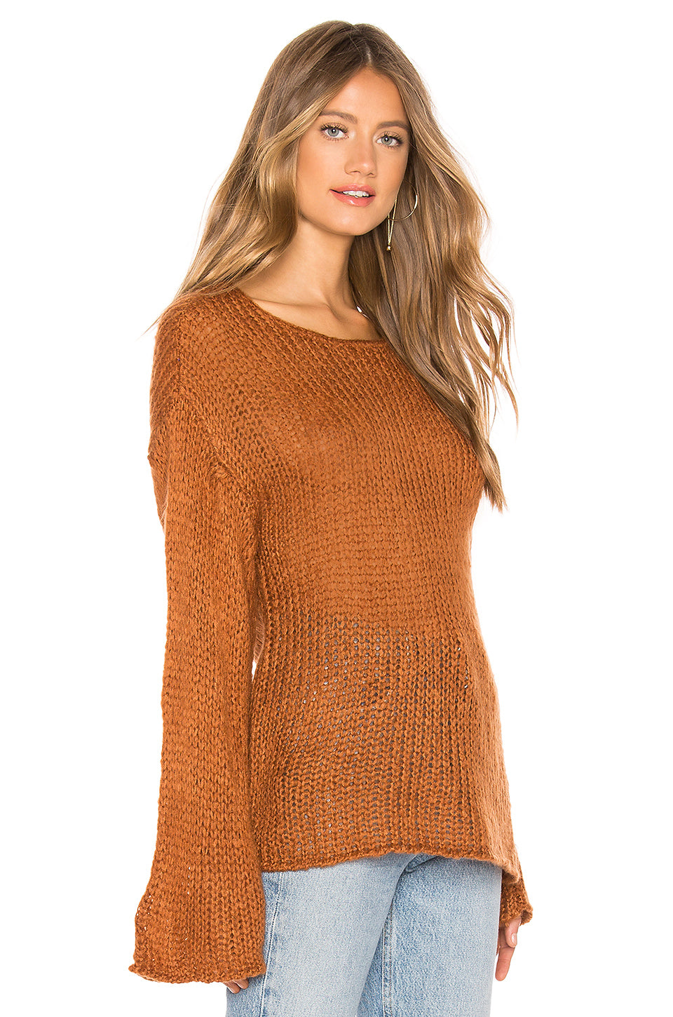Mags Sweater in RUST