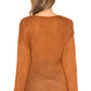 Mags Sweater in RUST