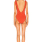 Maryjane One Piece in METALLIC FIRE CORAL