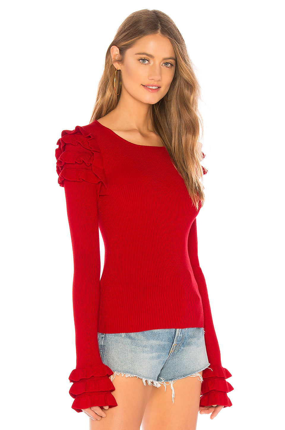 Poet Sweater in RED