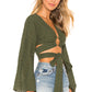Molly Blouse in MOSS GREEN
