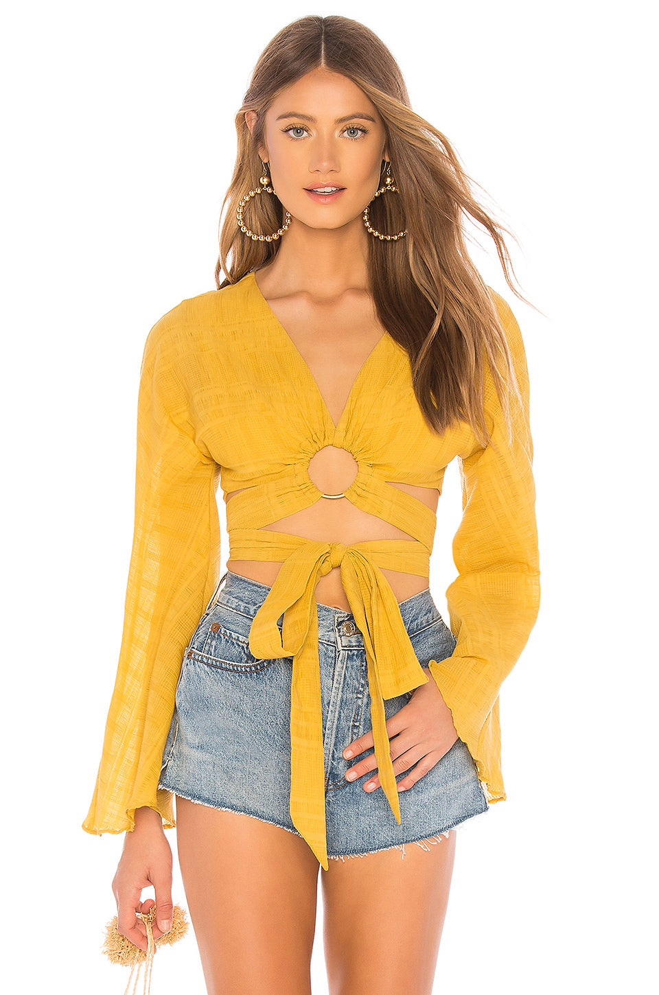 Molly Blouse in MUSTARD YELLOW