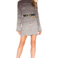 NYE Sweater Dress in GREY OMBRE