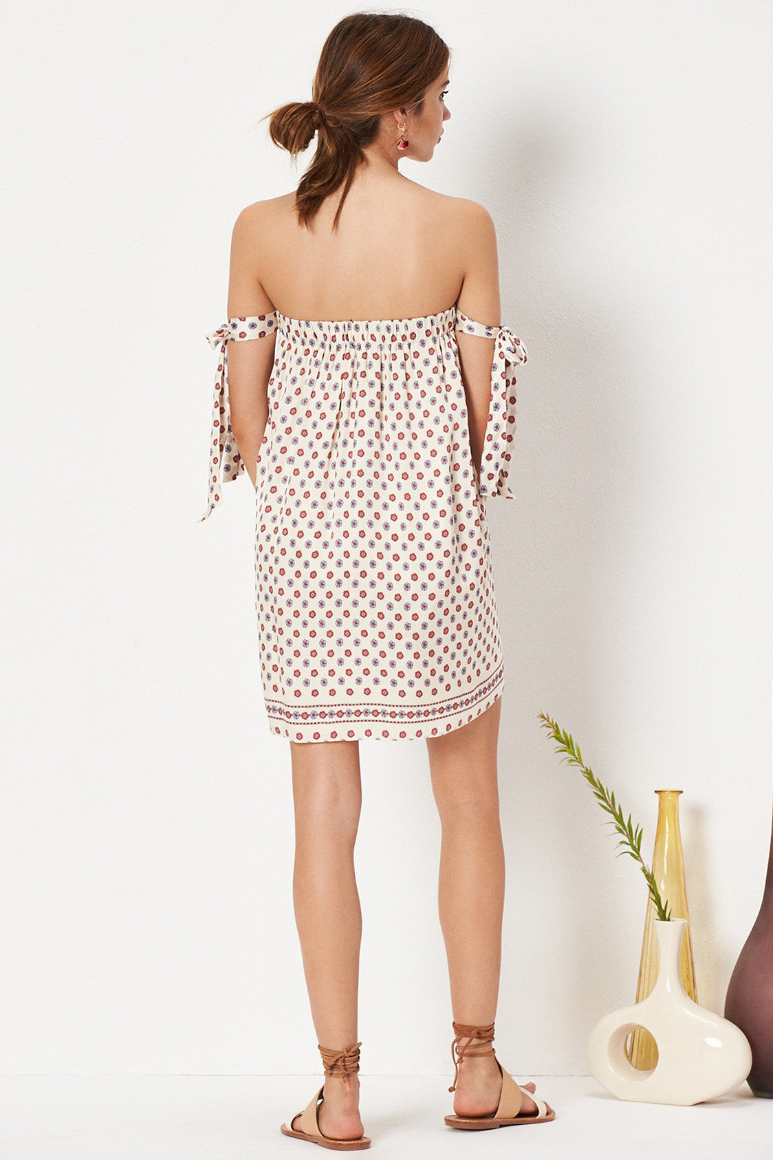 Perry Dress in POLKADOT SCARF