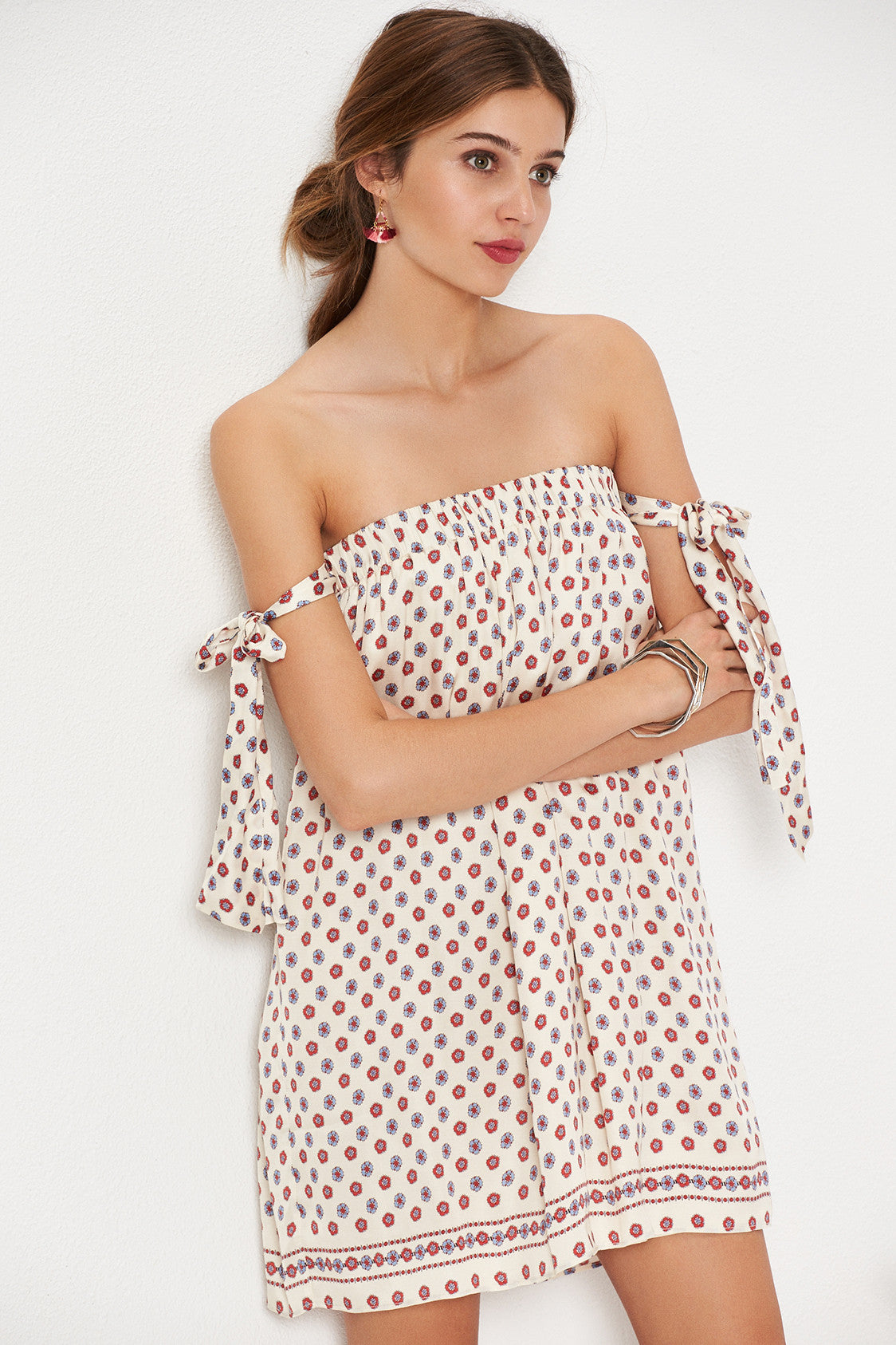 Perry Dress in POLKADOT SCARF